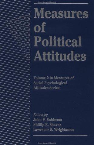 Book Measures of Political Attitudes (Measures of Social Psychological Attitudes) (Measures of Social Psychological Attitudes Series) free