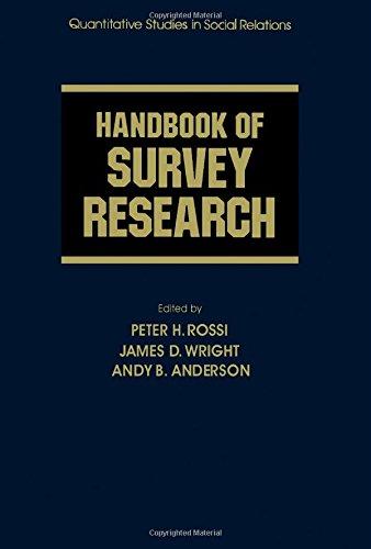 Book Handbook of Survey Research free