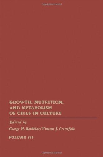 Book Growth, nutrition, and metabolism of cells in culture free