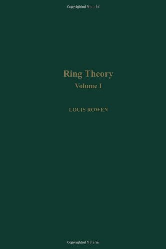Book Ring theory V1, Volume 127-I (Pure and Applied Mathematics) free