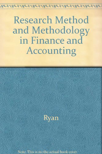Book Research Method And Methodology In Finance And Accounting free