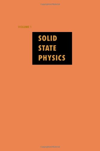 Book Solid State Physics: Advances in Research and Applications, Vol. 1 free