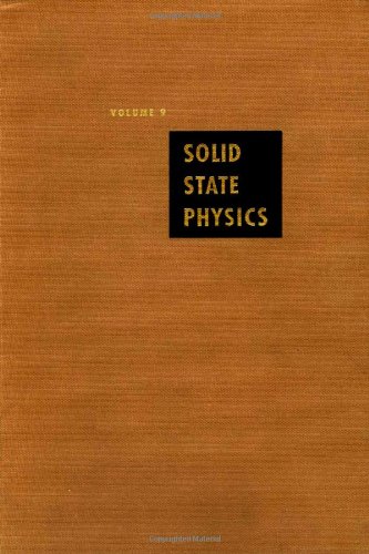 Book Solid State Physics: Advances in Research and Applications, Vol. 9 free