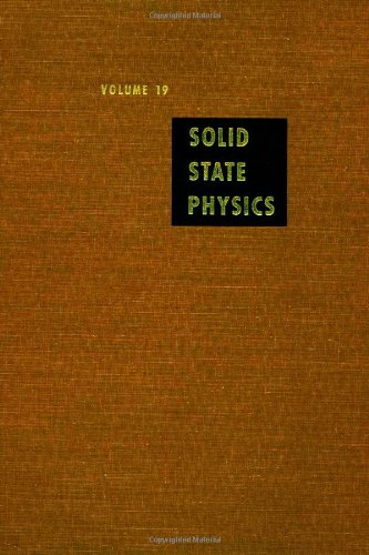 Book Solid State Physics: Advances in Research and Applications, Vol. 19 free