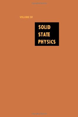 Book Solid State Physics: Advances in Research and Applications, Vol. 20 free