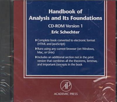 Book Handbook Of Analysis: Cd-rom Version free