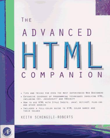 Book Advanced HTML Companion free