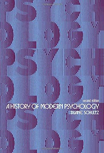 Book A History of Modern Psychology free