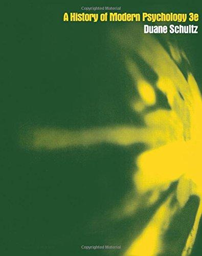 Book A history of modern psychology free