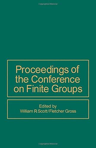 Book Proceedings of the Conference on Finite Groups free