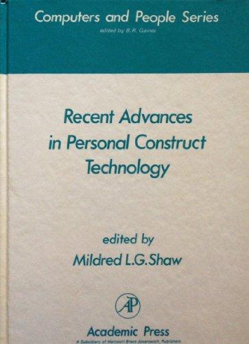 Book Recent Advances in Personal Construct Technology free