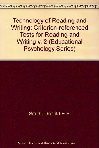 Book Criterion referenced tests for reading and writing (A Technology of reading and writing ; v. 2) free