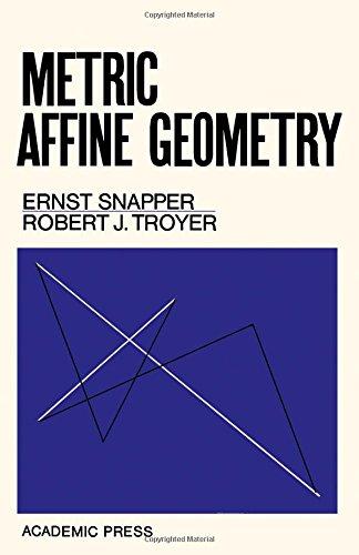 Book Metric affine geometry free