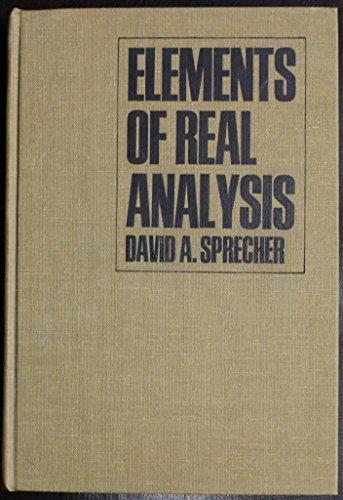 Book Elements Of Real Analysis free