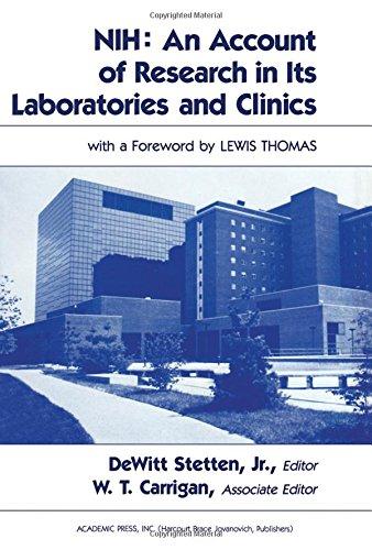 Book Nih: An Account of Research in Its Laboratories and Clinics free
