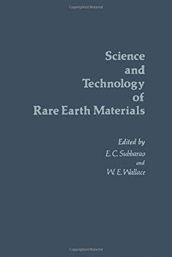 Book Science and Technology of Rare Earth Materials free