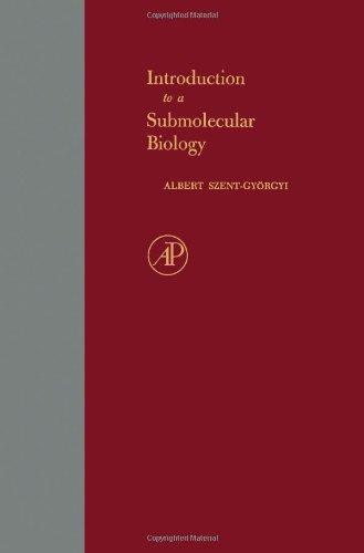 Book Introduction to a Submolecular Biology free