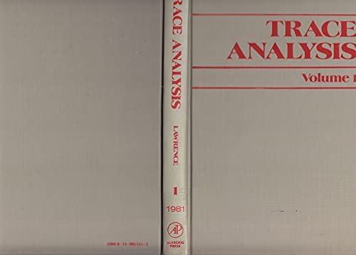 Book Trace Analysis. Volume 1 free