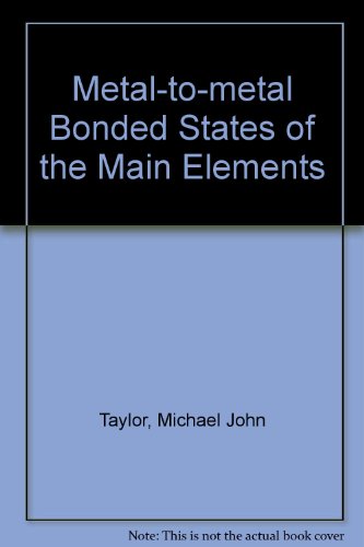 Book Metal-to-metal bonded states of the main group elements free