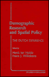 Book Demographic Research And Spatial Policy: The Dutch Experience (studies In Population) free