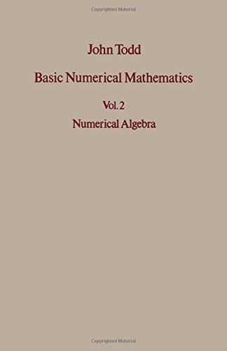 Book Basic Numerical Mathematics Volume 2: Numerical algebra (International series of numerical mathematics) free
