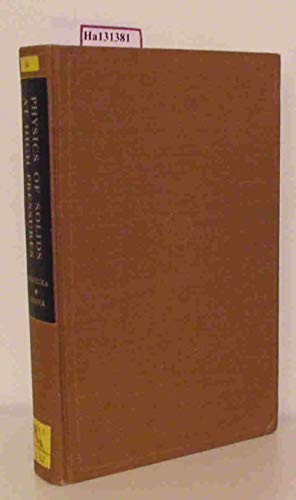 Book Physics of Solids At High Pressures free