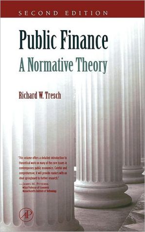 Book Public Finance: A Normative Theory free