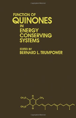 Book Function of quinones in energy conserving systems free