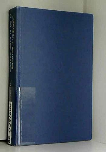 Book Ultrasonic Methods in Solid State Physics free