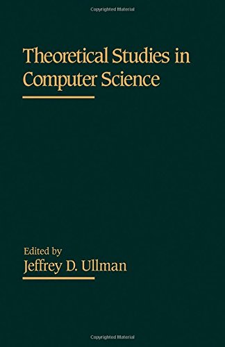 Book Theoretical Studies in Computer Science free