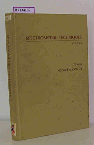 Book Spectrometric techniques (v. 1) free