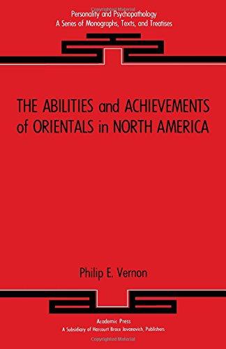 Book The abilities and achievements of Orientals in North America (Personality and psychopathology) free