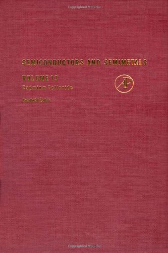 Book Semiconductors and Semimetals. Volume 13: Cadmium Telluride free