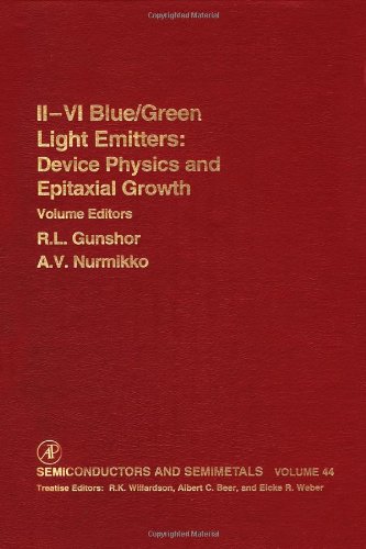 Book Ii-Vi Semiconductor Blue/Green Light Emitters (Volume 44) (Semiconductors and Semimetals, Volume 44) free