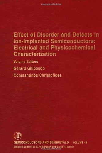 Book Effect of Disorder and Defects in Ion-Implanted Semiconductors: Electrical and Physiochemical Characterization (Volume 45) (Semiconductors and Semimetals, Volume 45) free