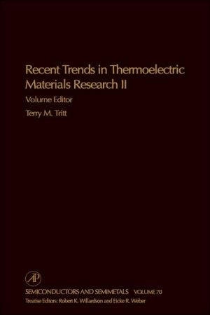 Book Recent Trends in Thermoelectric Materials Research, Part Two (Volume 70) (Semiconductors and Semimetals, Volume 70) free