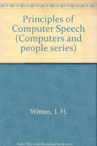 Book Principles of Computer Speech free