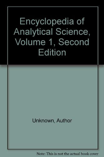 Book Encyclopedia Of Analytical Science, Volume 1, Second Edition free