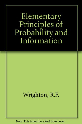 Book Elementary principles of probability and information free