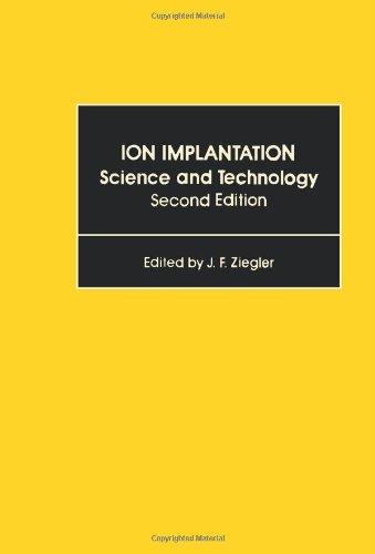 Book Ion Implantation: Science and Technology free