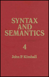 Book Syntax and Semantics, Volume 4 free