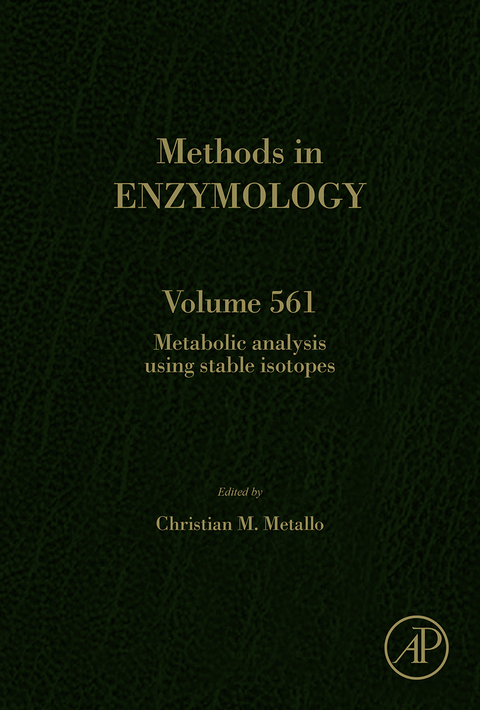 Book Metabolic Analysis Using Stable Isotopes (Volume 561) (Methods in Enzymology, Volume 561) free