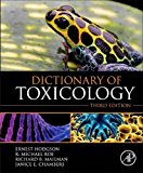 Book Dictionary Of Toxicology free