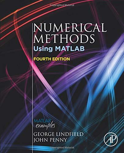 Book Numerical Methods: Using MATLAB free