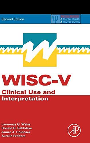 Book WISC-V: Clinical Use and Interpretation (Practical Resources for the Mental Health Professional) free