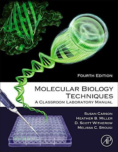 Book Molecular Biology Techniques: A Classroom Laboratory Manual free