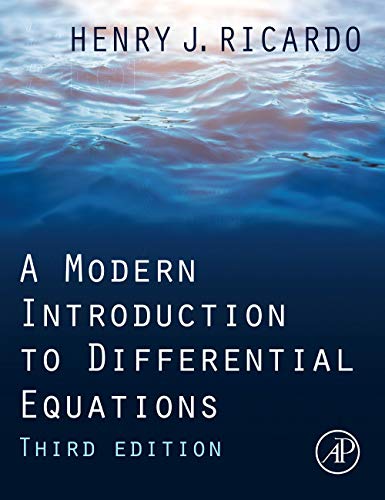 Book A Modern Introduction to Differential Equations free