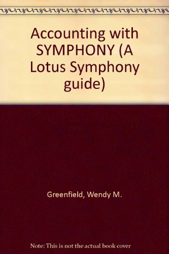 Book Accounting With Symphony (a Lotus Symphony Guide) free