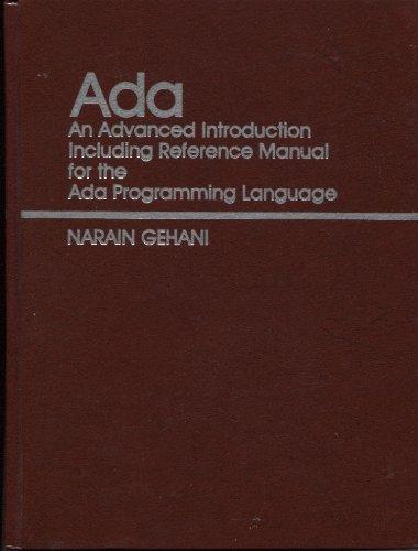 Book Ada, an advanced introduction: Including reference manual for the Ada programming language (Prentice-Hall software series) free