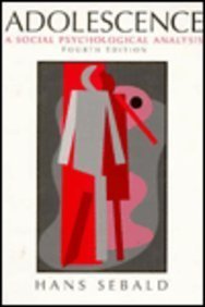 Book Adolescence: A Social Psychological Analysis free